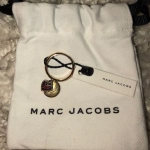 Marc Jacobs Heart Pendant Ring